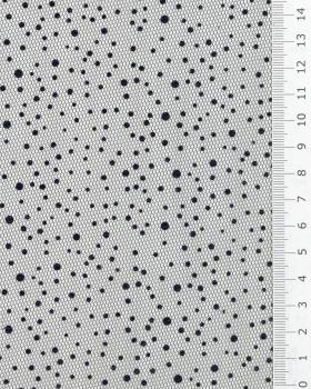 Tulle à paillettes Noir - Tissushop