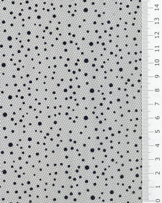 Tulle à paillettes Noir - Tissushop