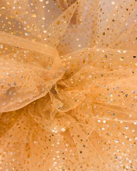 Tulle à paillettes Or - Tissushop