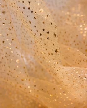Tulle à paillettes Or - Tissushop