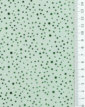 Tulle à paillettes Vert Sapin - Tissushop