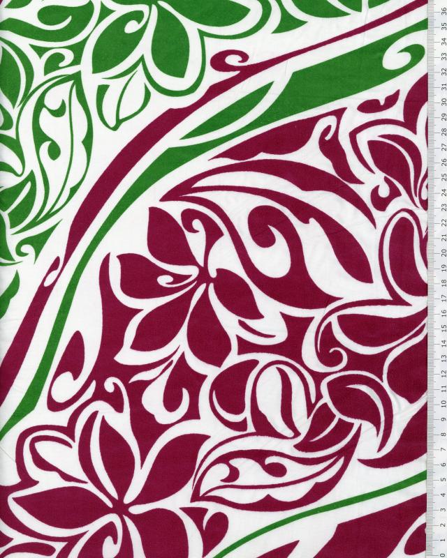 Polynesian Fabric KAIPO Green - Tissushop