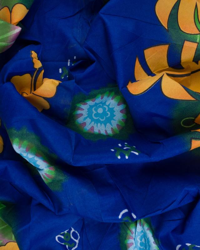 Polynesian Fabric KALANI Blue - Tissushop