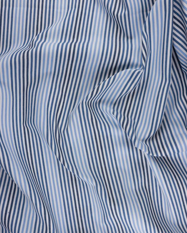 Jeans à rayures bleu - Tissushop