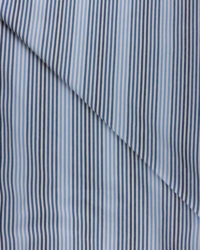 Jeans à rayures bleu - Tissushop