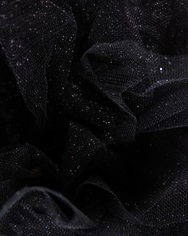 Tulle scintillant Noir - Tissushop