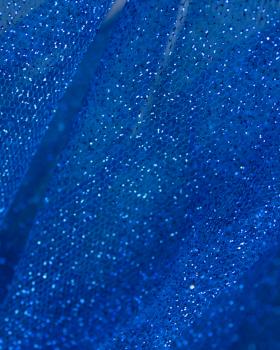 Tulle scintillant Bleu Roi - Tissushop