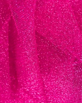 Tulle scintillant Fuchsia - Tissushop