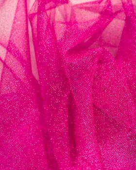 Tulle scintillant Fuchsia - Tissushop