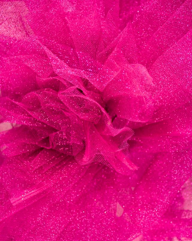 Tulle scintillant Fuchsia - Tissushop