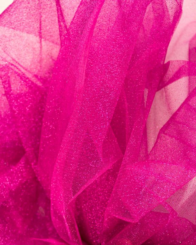 Tulle scintillant Fuchsia - Tissushop