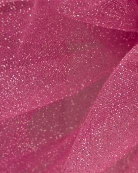 Tulle scintillant Rose Bonbon - Tissushop