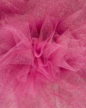 Tulle scintillant Rose Bonbon - Tissushop