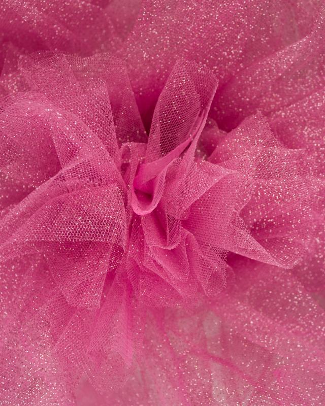 Tulle scintillant Rose Bonbon - Tissushop