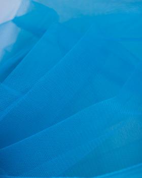Tulle semi rigide uni Bleu Lagon - Tissushop