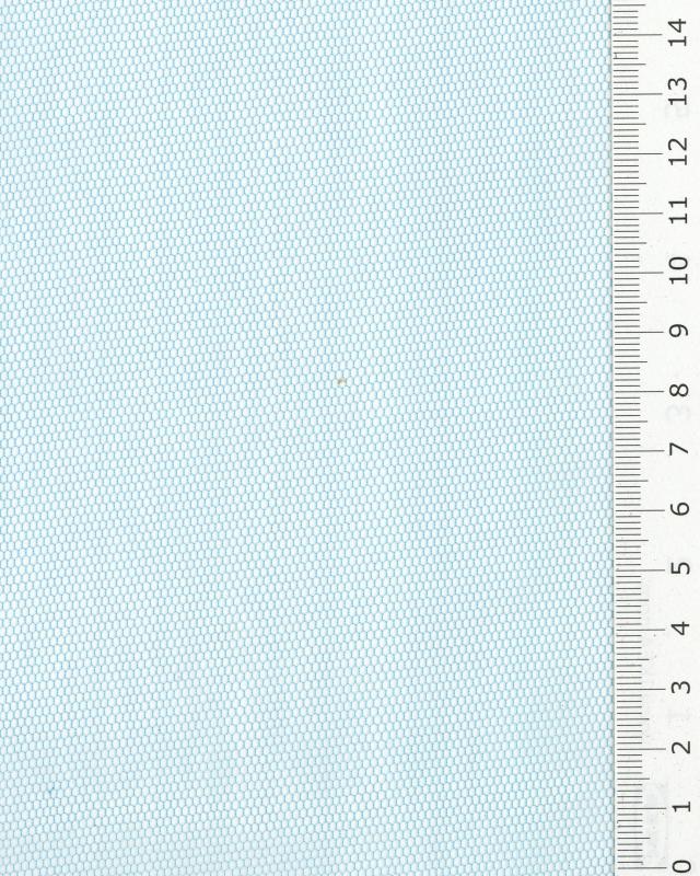 Tulle semi rigide uni Bleu Lagon - Tissushop