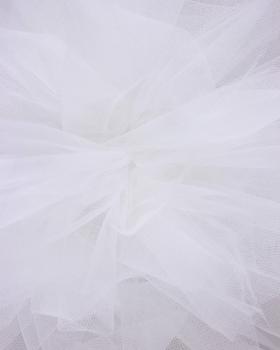 Tulle semi rigide uni Blanc - Tissushop