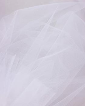 Tulle semi rigide uni Blanc - Tissushop