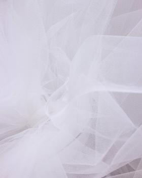 Tulle semi rigide uni Blanc - Tissushop