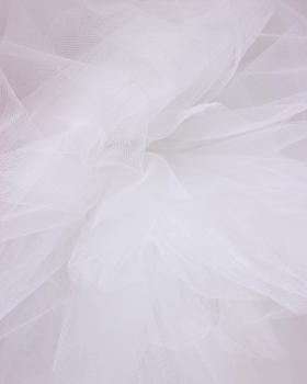 Tulle semi rigide uni Blanc - Tissushop