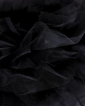 Tulle semi rigide uni Noir - Tissushop
