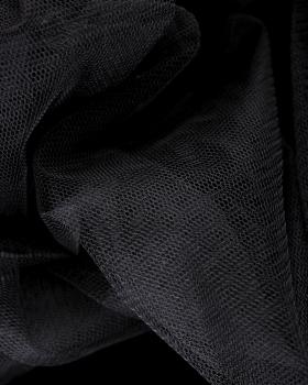 Tulle semi rigide uni Noir - Tissushop