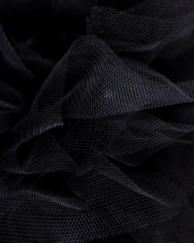 Tulle semi rigide uni Noir - Tissushop