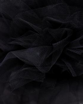 Tulle semi rigide uni Noir - Tissushop
