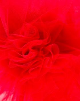 Tulle semi rigide uni Rouge - Tissushop