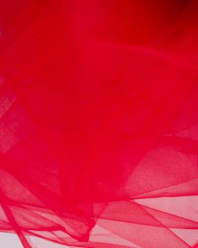 Tulle semi rigide uni Rouge - Tissushop