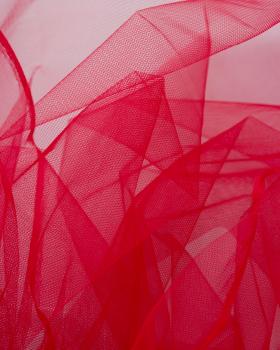 Tulle semi rigide uni Rouge - Tissushop