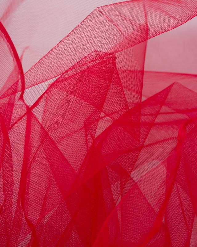 Tulle semi rigide uni Rouge - Tissushop