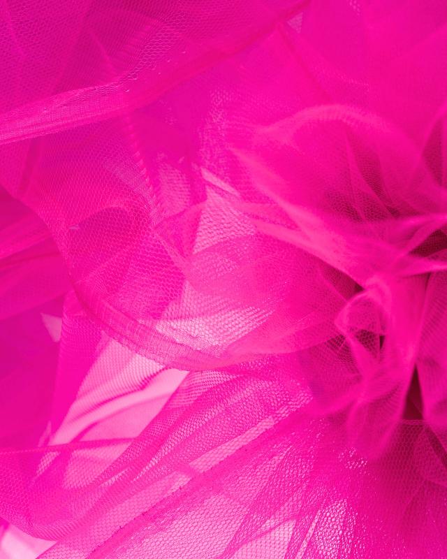 Tulle semi rigide uni Fuchsia - Tissushop