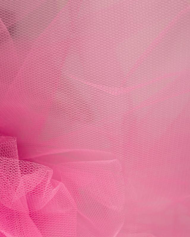 Tulle semi rigide uni Rose Bonbon - Tissushop