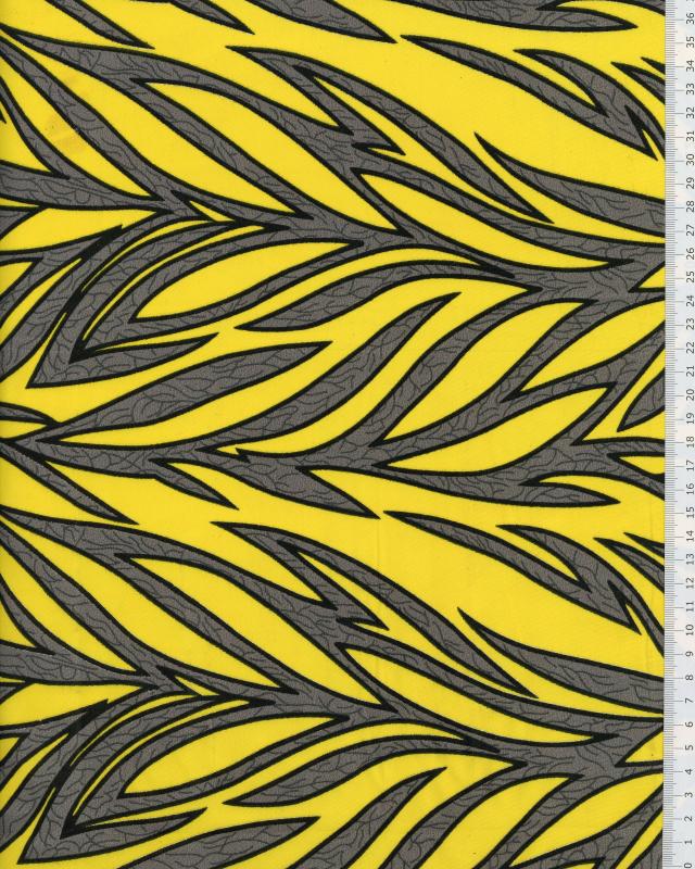 Polynesian Fabric RAITINI Yellow - Tissushop