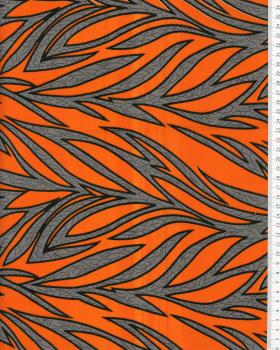 Tissu Polynésien RAITINI Orange - Tissushop