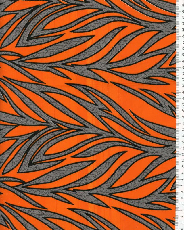 Polynesian Fabric RAITINI Orange - Tissushop