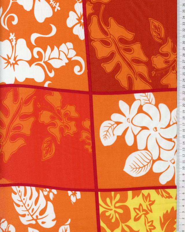 Polynesian Fabric KAIPO Red - Tissushop