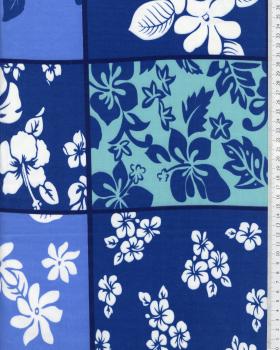 Tissu Polynésien KAIPO Bleu - Tissushop