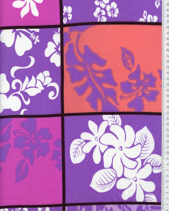 Polynesian Fabric KAIPO Purple - Tissushop