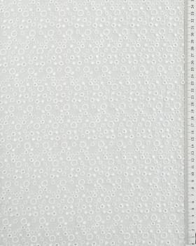 Broderie Anglaise Constellation Ivoire - Tissushop