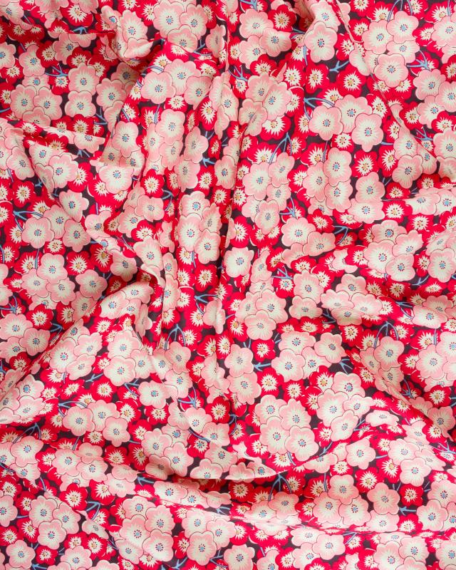 Romy cotton poplin Pink - Tissushop