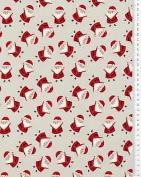 Popeline de coton père noël - Tissushop