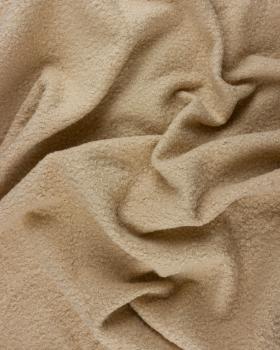 Boucle Swirl Fabric Wool Effect Beige - Tissushop