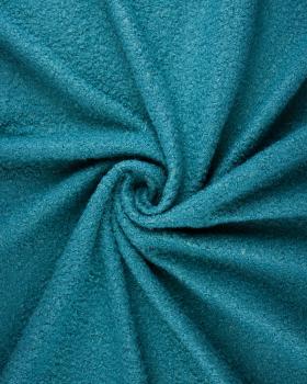 Boucle Swirl Fabric Wool Effect Dark Cyan - Tissushop