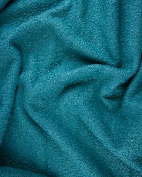Boucle Swirl Fabric Wool Effect Dark Cyan - Tissushop