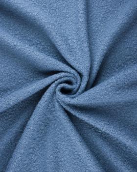 Boucle Swirl Fabric Wool Effect Blue Jeans - Tissushop