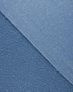 Boucle Swirl Fabric Wool Effect Blue Jeans - Tissushop