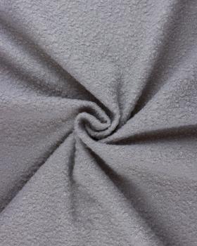 Boucle Swirl Fabric Wool Effect Light Grey - Tissushop