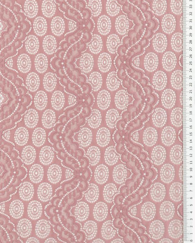 Dentelle Mila Rose Poudré - Tissushop